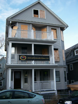 jamaica plain 3 family remodel